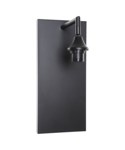 Wandlamp Vilmar L zwart