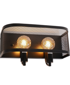 Alternative view of wandlamp Leone zwart