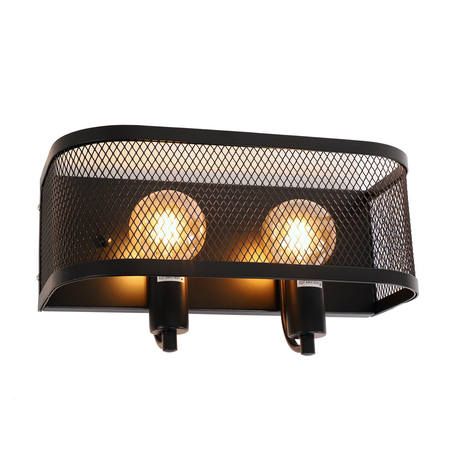 wandlamp Leone zwart - Afbeelding 2