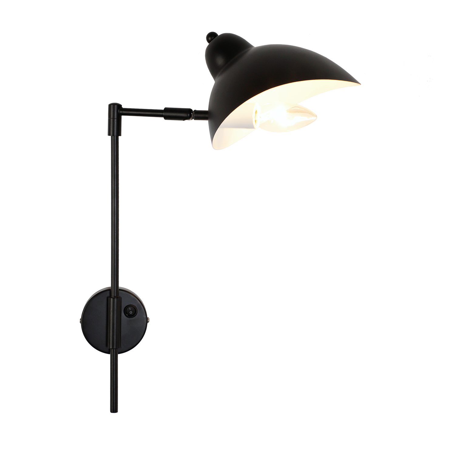Wandlamp Ambienta zwart