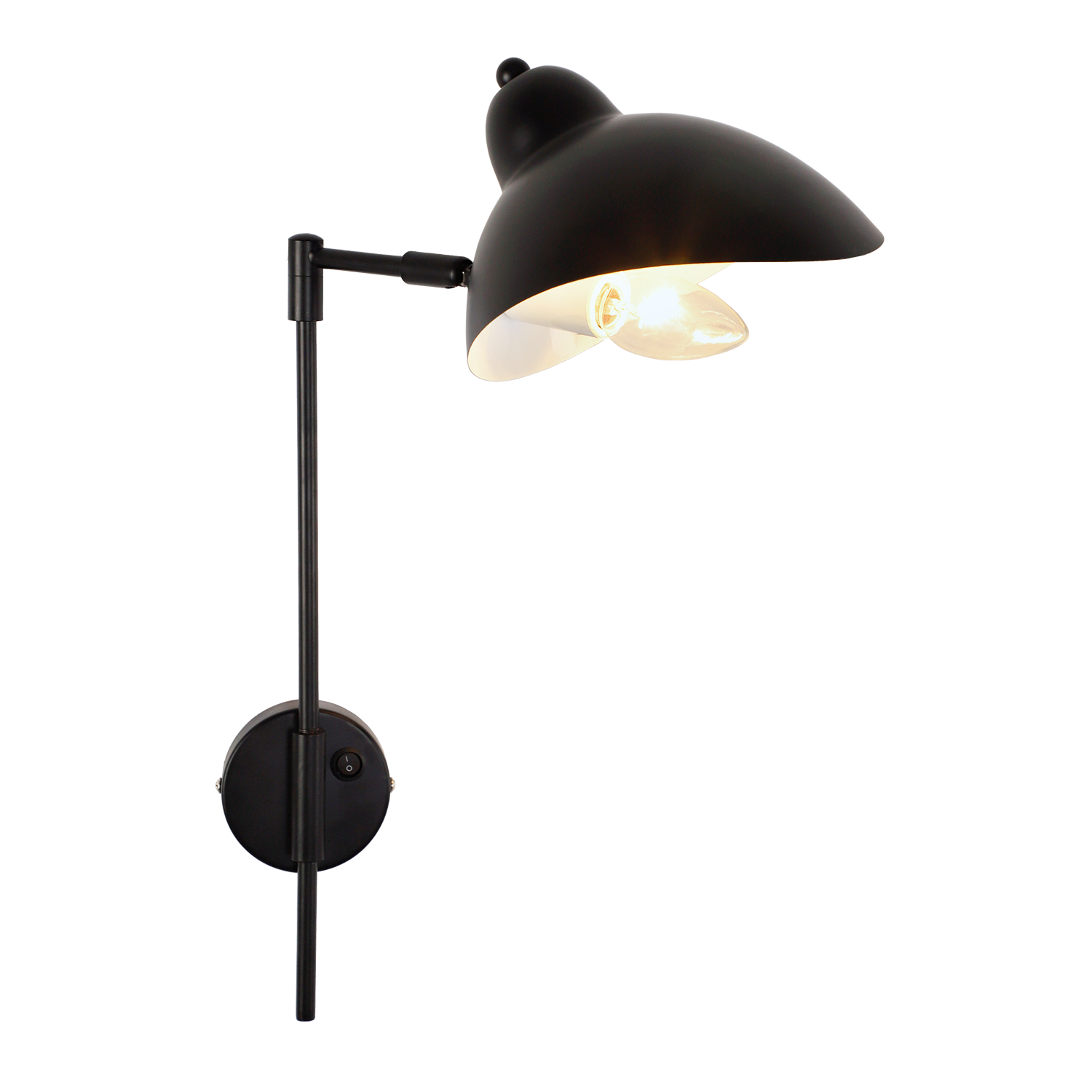 Wandlamp Ambienta zwart - Afbeelding 5