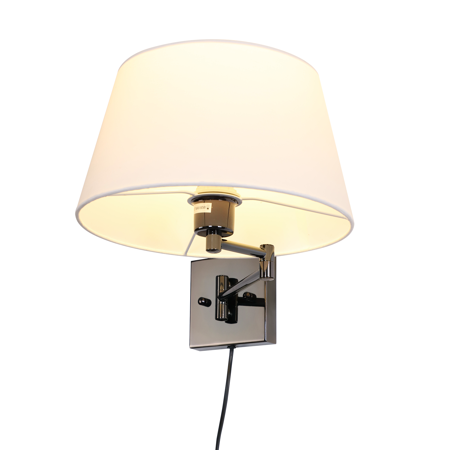 Wandlamp Altavilla 1 lichts glans zwart - Afbeelding 4