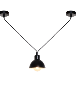 Hanglamp Aida 1 lichts zwart