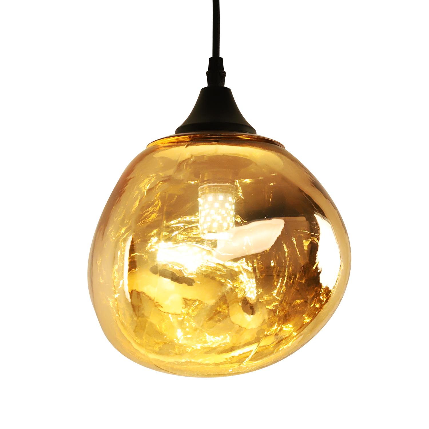 Emporio glass copper 20cm - Afbeelding 2