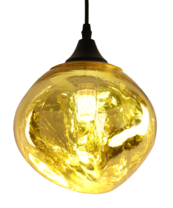Alternative view of Emporio glass gold 20cm