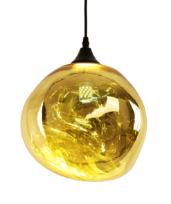 Alternative view of Emporio glass gold 26cm