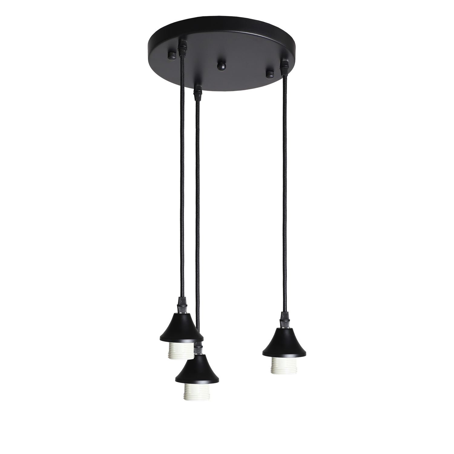 Hanglamp Vilmar 3 lichts zwart