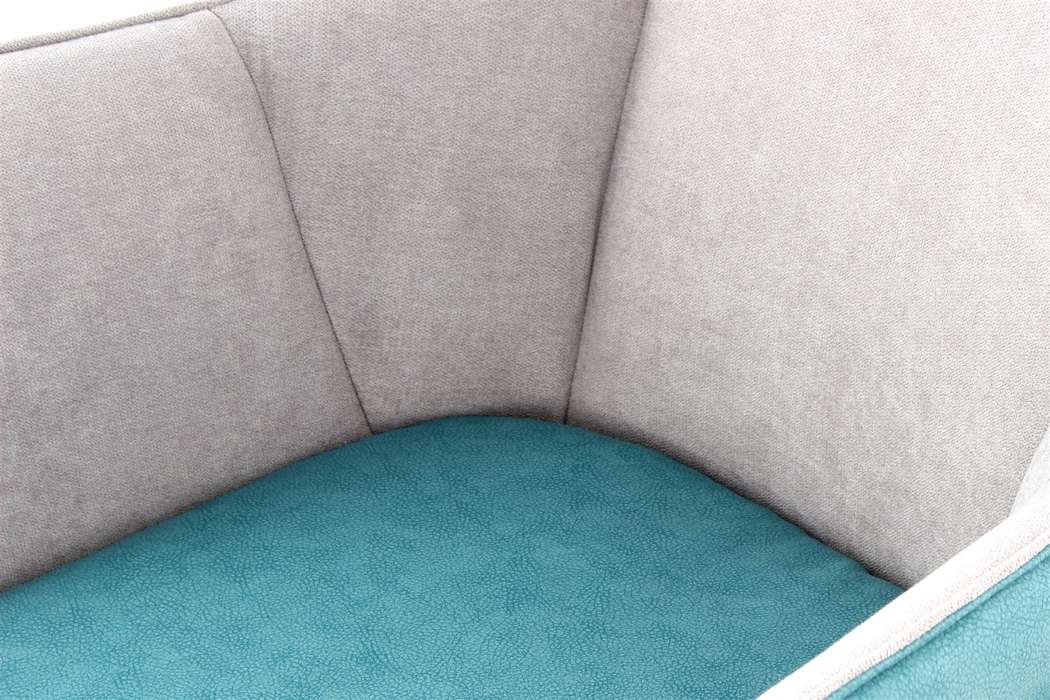 Chair Marietta grey/petrol - Afbeelding 3