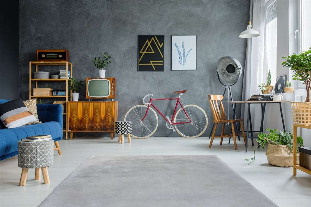 Rabbit 100 grijs/blauw 120x170cm - Afbeelding 2