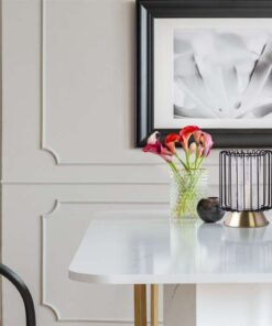 Alternative view of Candle Pillar Malibu 225 black / gold