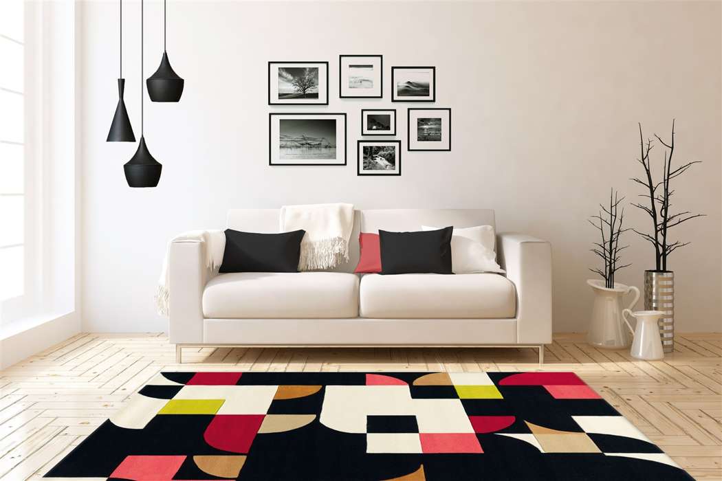Spirit 3105 multi/zwart 140x200cm - Afbeelding 2