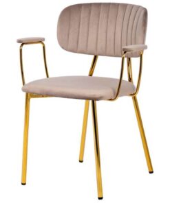 Alternative view of Chair Kian 225 set of 2 taupe