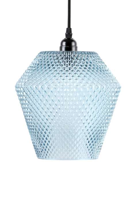 Hanglamp Nomi blauw/zwart