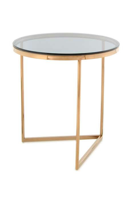 Sidetable Wynona 225 grijs/goud