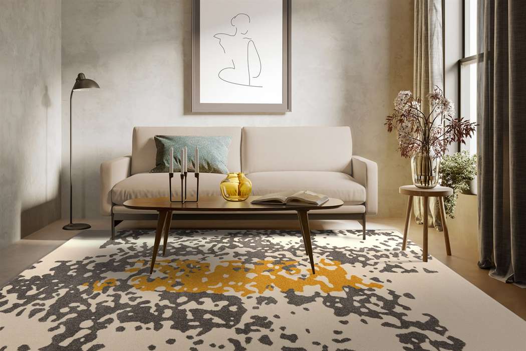Naila 300 creme/geel 160x230cm - Afbeelding 2