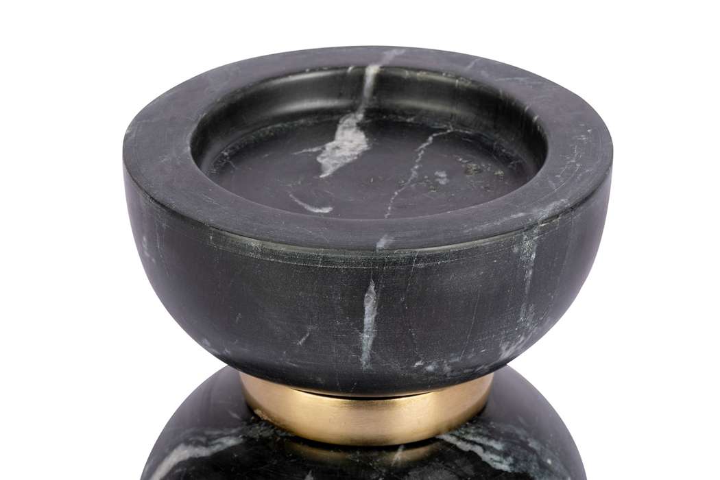 Candle holder Satori 100 Black - Afbeelding 2