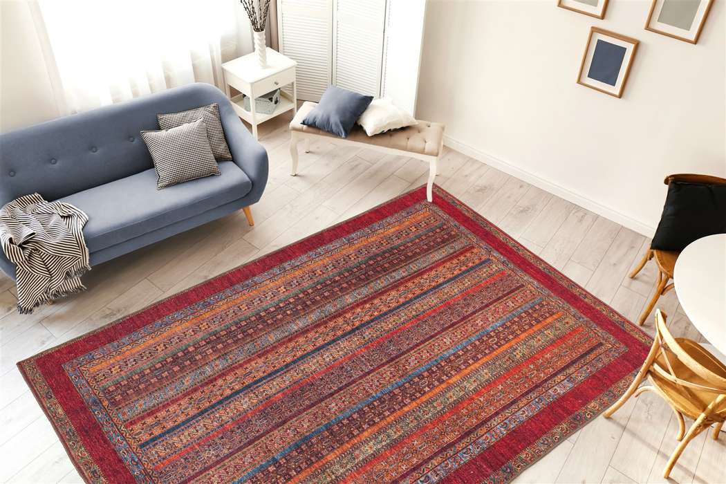 Faye 425 multi/red 190x290cm - Afbeelding 2