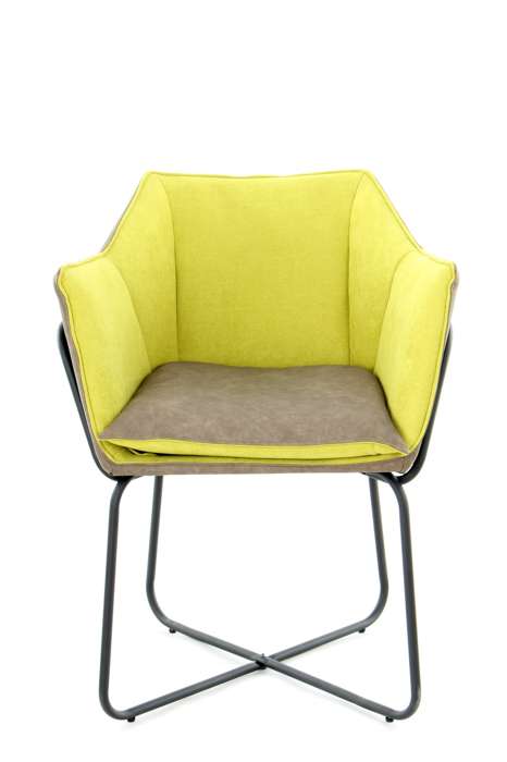Chair Marietta green/taupe - Afbeelding 4
