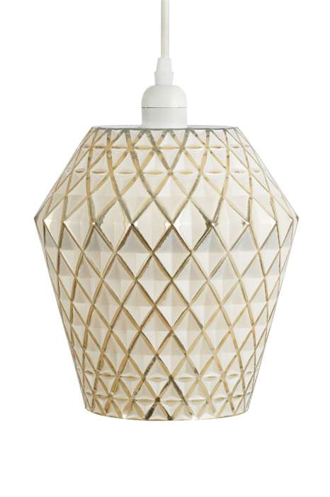 Hanglamp Lumi goud/wit