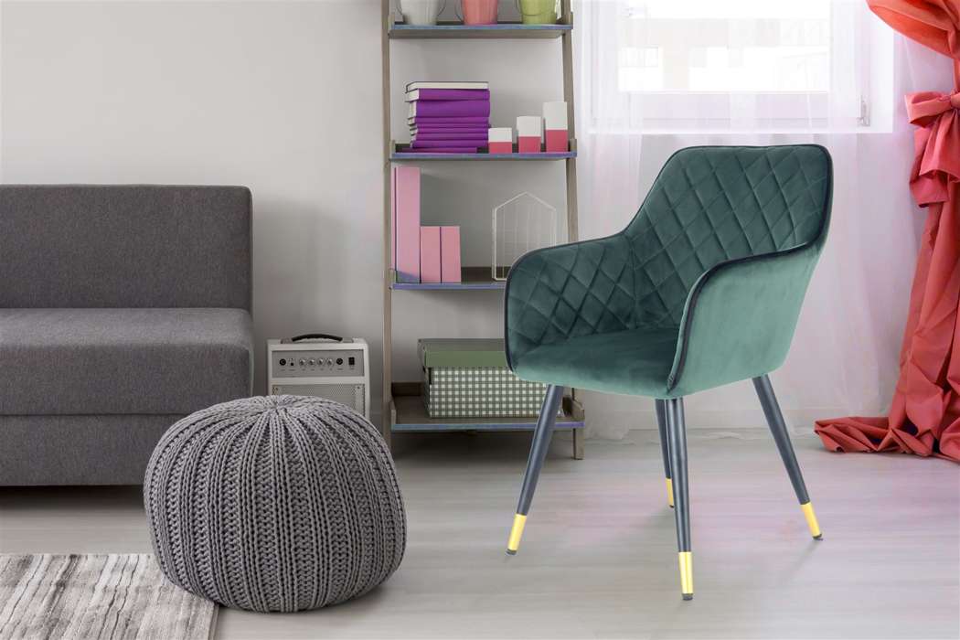 Chair Amino 525 Dark Green / Black - Afbeelding 3