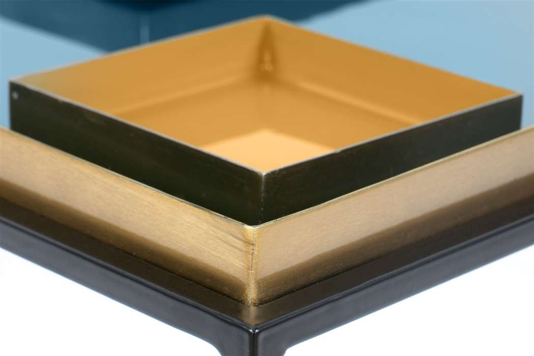 Bijzettafel Famosa 260 blauw/grijs/oranje - Afbeelding 3