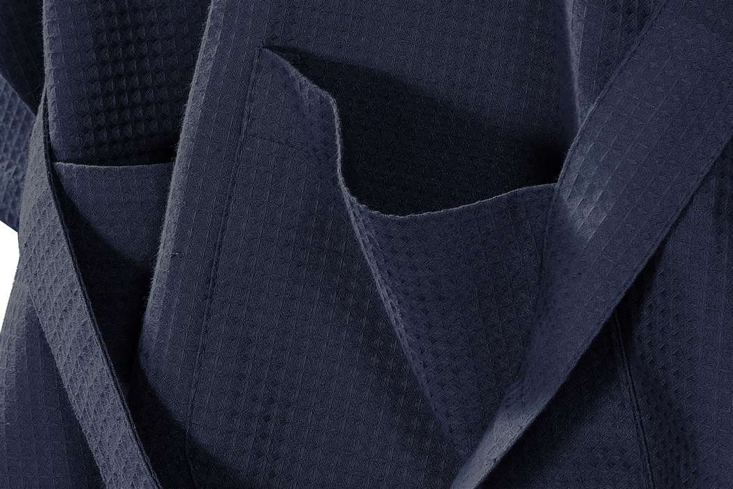 Bathrobe Carla 100 Blue M - Afbeelding 4
