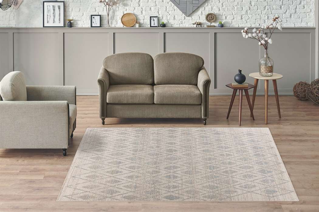 Gene 425 beige/blauw 80x150cm - Afbeelding 2