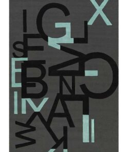 Sam 4161 grijs/zwart 140x200cm