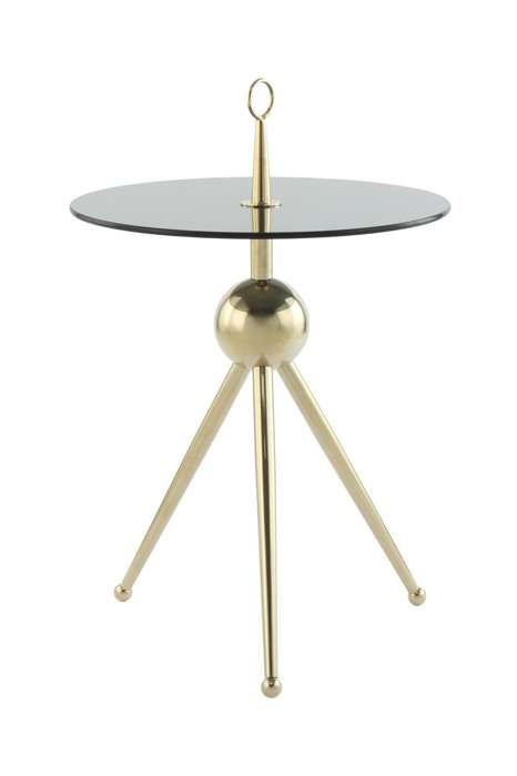 Sidetable Ontario 325 goud/grijs