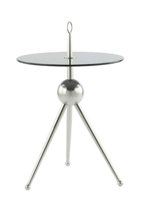 Sidetable Ontario 325 zilver/grijs