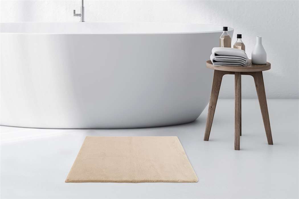 Badmat Rabbit Light 425 beige 40x60cm - Afbeelding 2