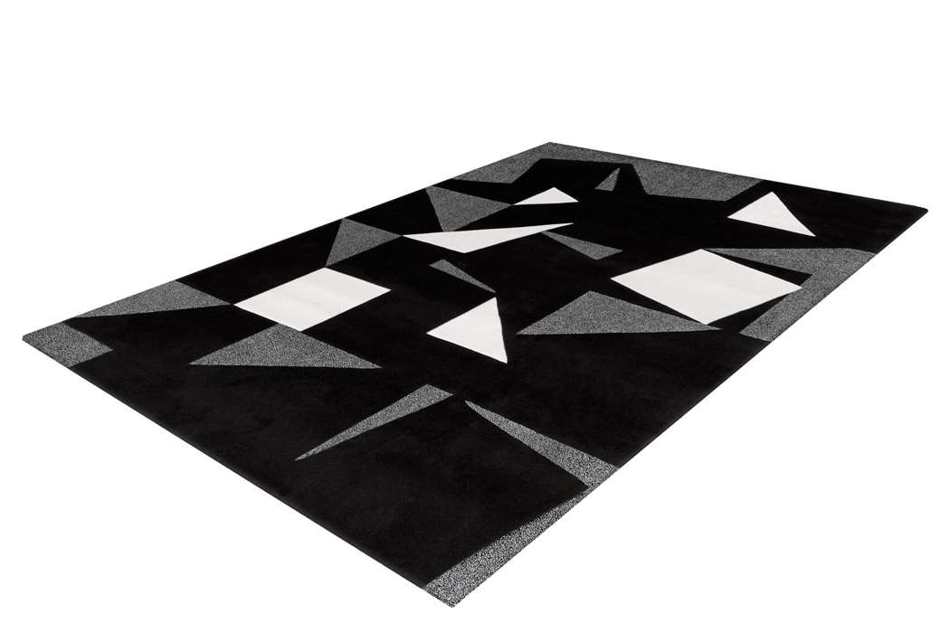 Spirit Frisee 3108 zwart/wit/grijs 140x200cm - Afbeelding 4
