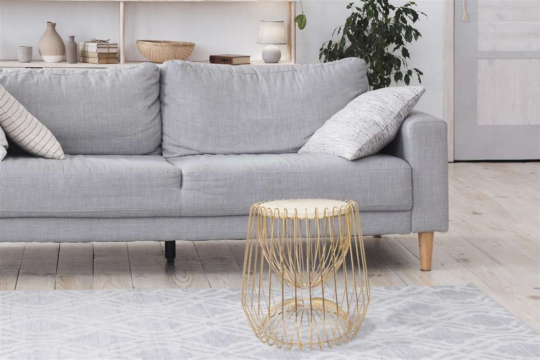 Sidetable Malibu 225 wit/brons - Afbeelding 2