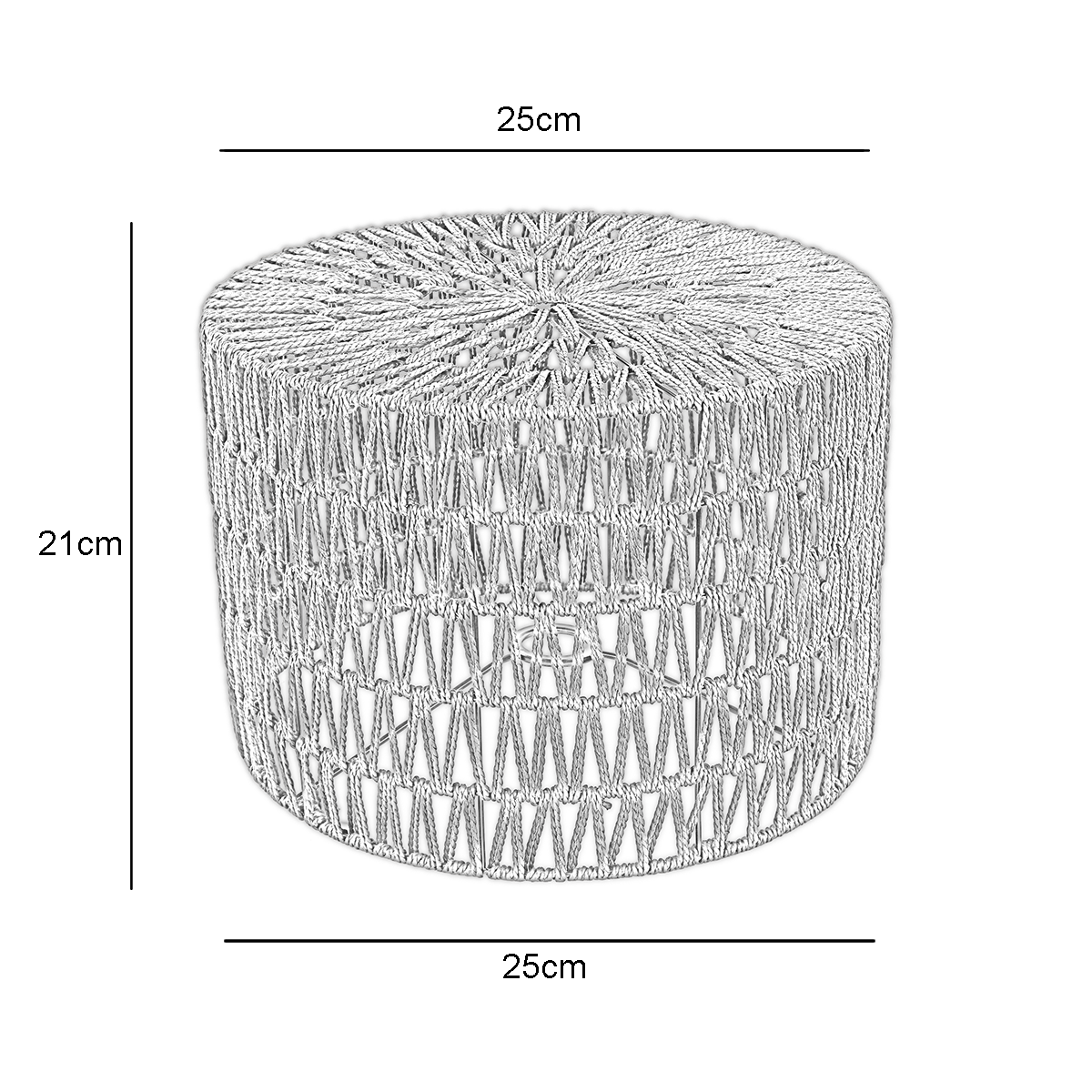 lampenkap Luca 25cm zwart - Afbeelding 3
