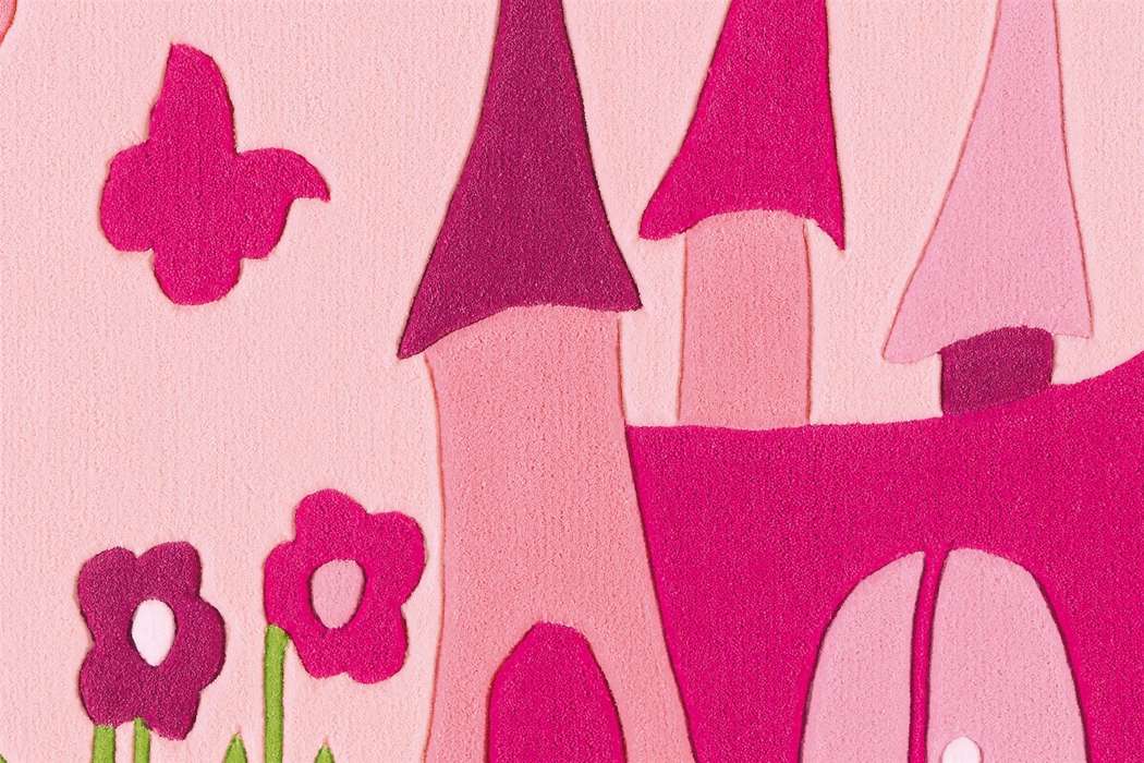 Joy 4191 roze Castle 90x150cm - Afbeelding 3