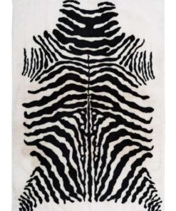 Rabbit Animal 400 zwart/wit 120x160cm