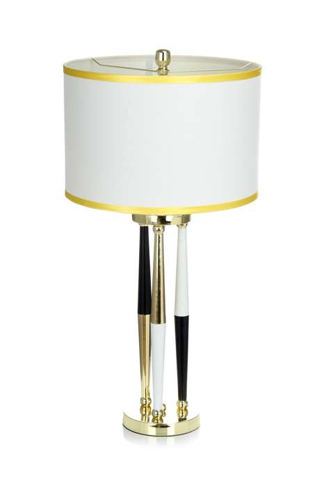 Tafellamp Paralla 110 wit/zwart/goud