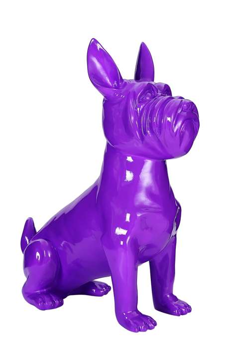 Sculptuur Terrier II 21-J Lila