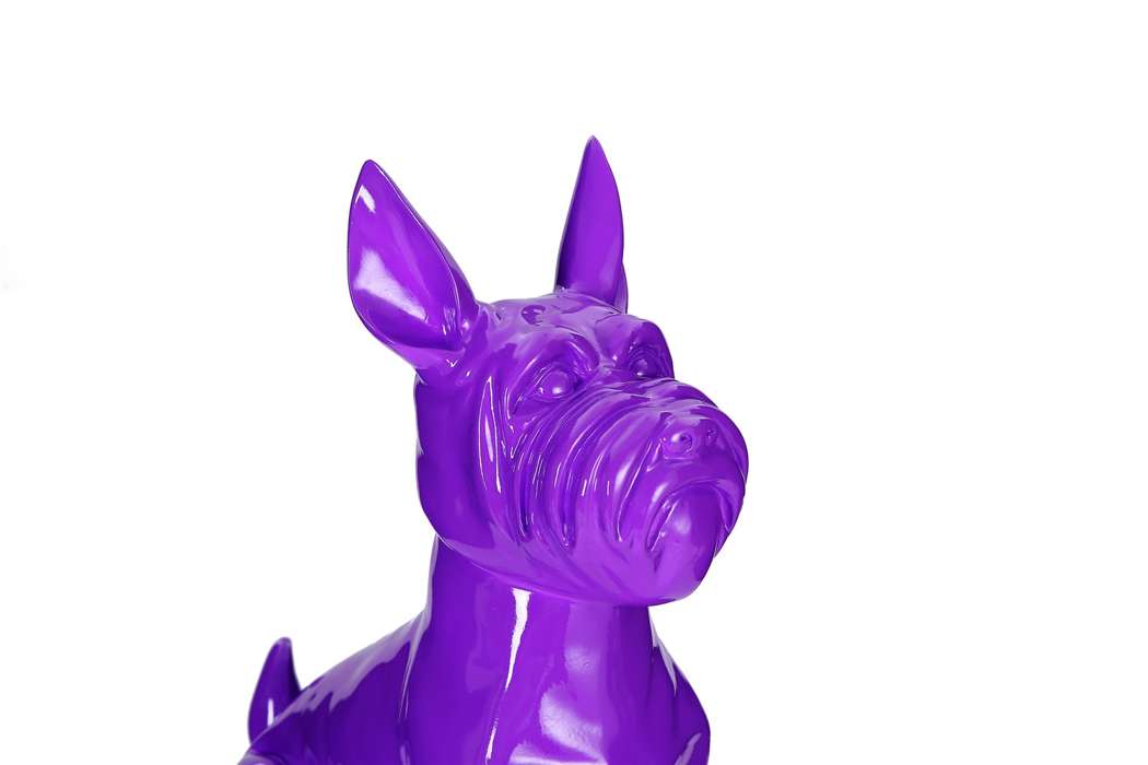 Sculptuur Terrier II 21-J Lila - Afbeelding 3