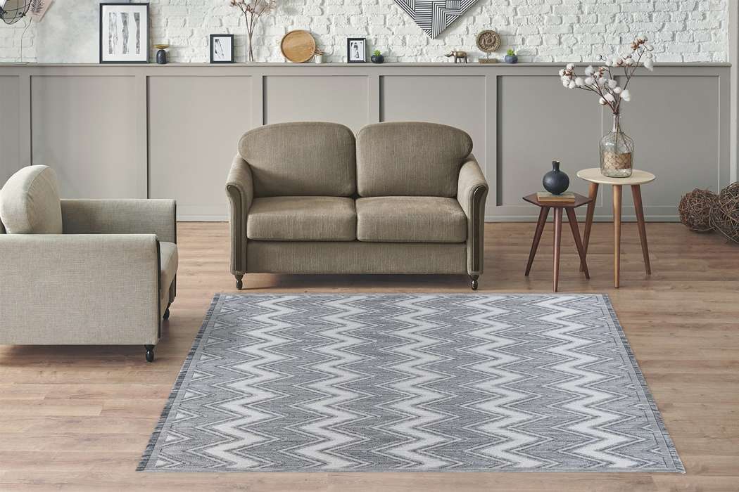 Sarai 225 grijs/wit 120x170cm - Afbeelding 2