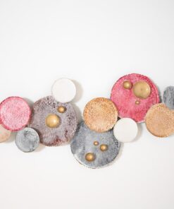 Metalen wanddecoratie rose