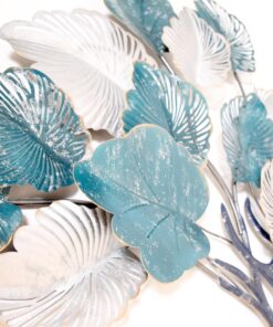 Alternative view of Metalen wanddecoratie blauw