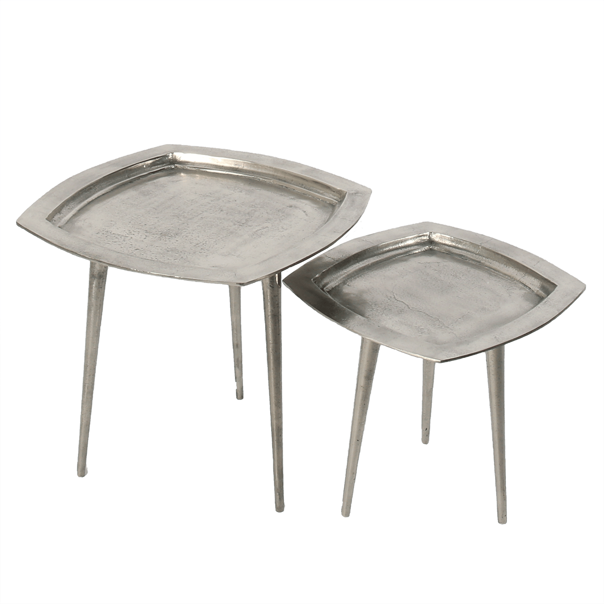 Side table Myrthe small raw nickel - Afbeelding 2