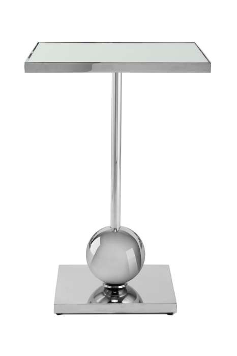 Side table Leva 125 silver