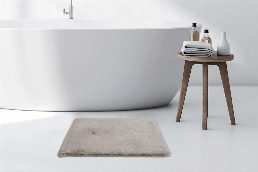 Badmat Rabbit 325 licht grijs 50x90cm - Afbeelding 2