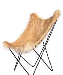 Butterfly chair Lynn 110 brown / beige