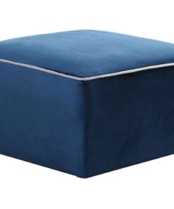 Ottoman poof Presley 325 dark blue