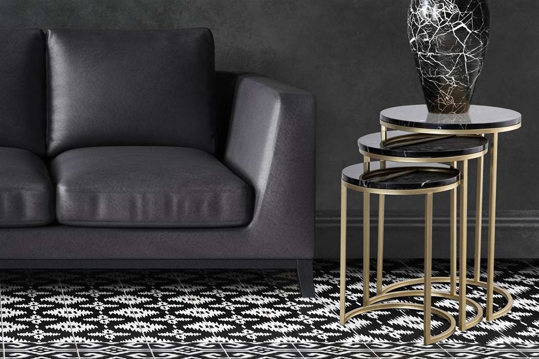 Sidetable set v 3 Tria 125 zwart - Afbeelding 2