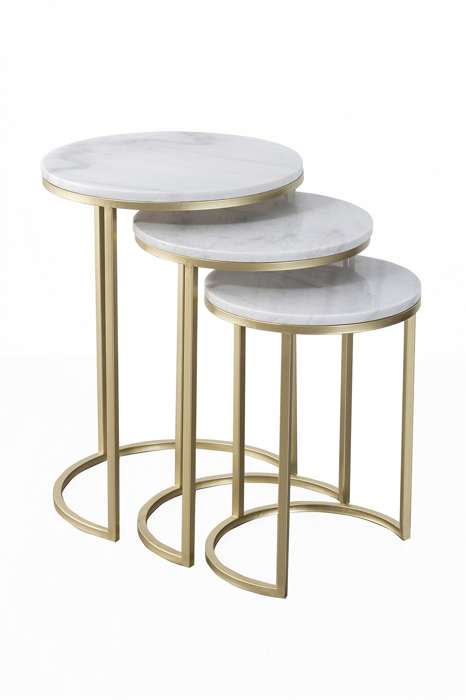 Sidetable set v 3 Tria 125 wit
