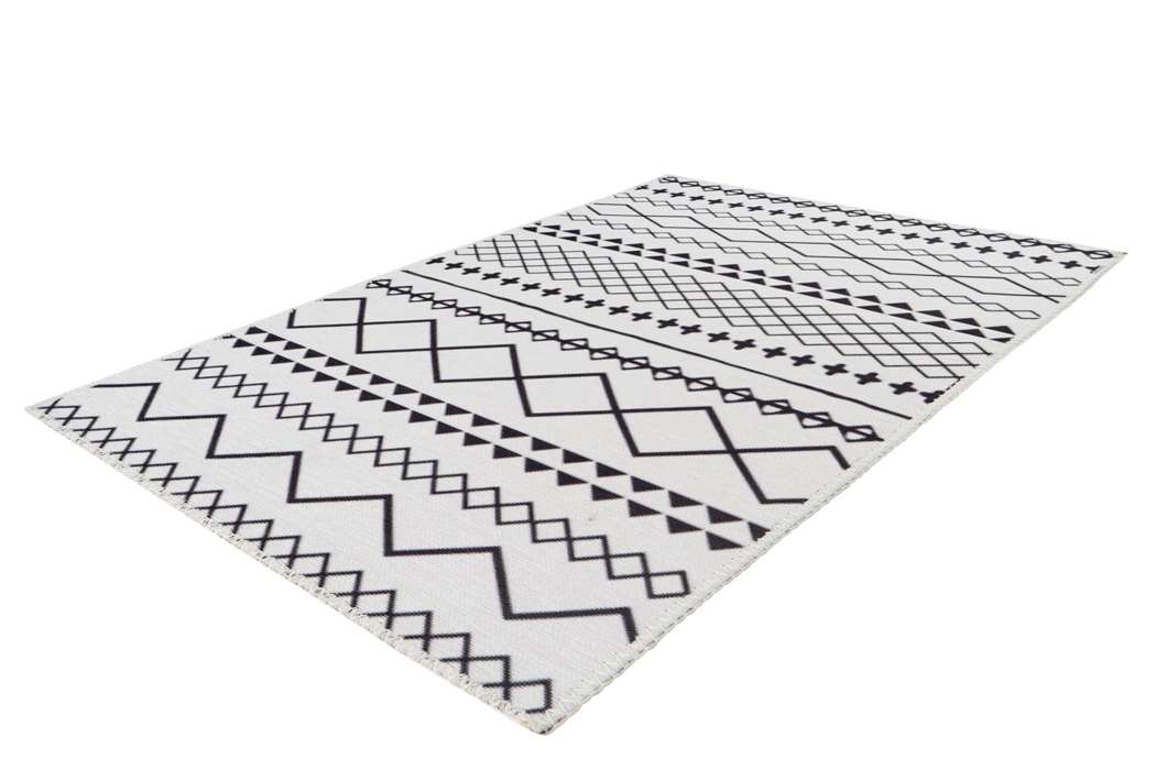 Maya 400 wit/zwart 160x230cm - Afbeelding 4